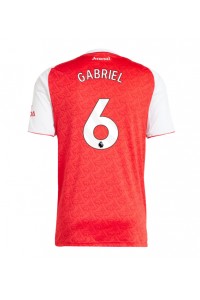 Arsenal Gabriel Magalhaes #6 Jalkapallovaatteet Kotipaita 2025-26 Lyhythihainen